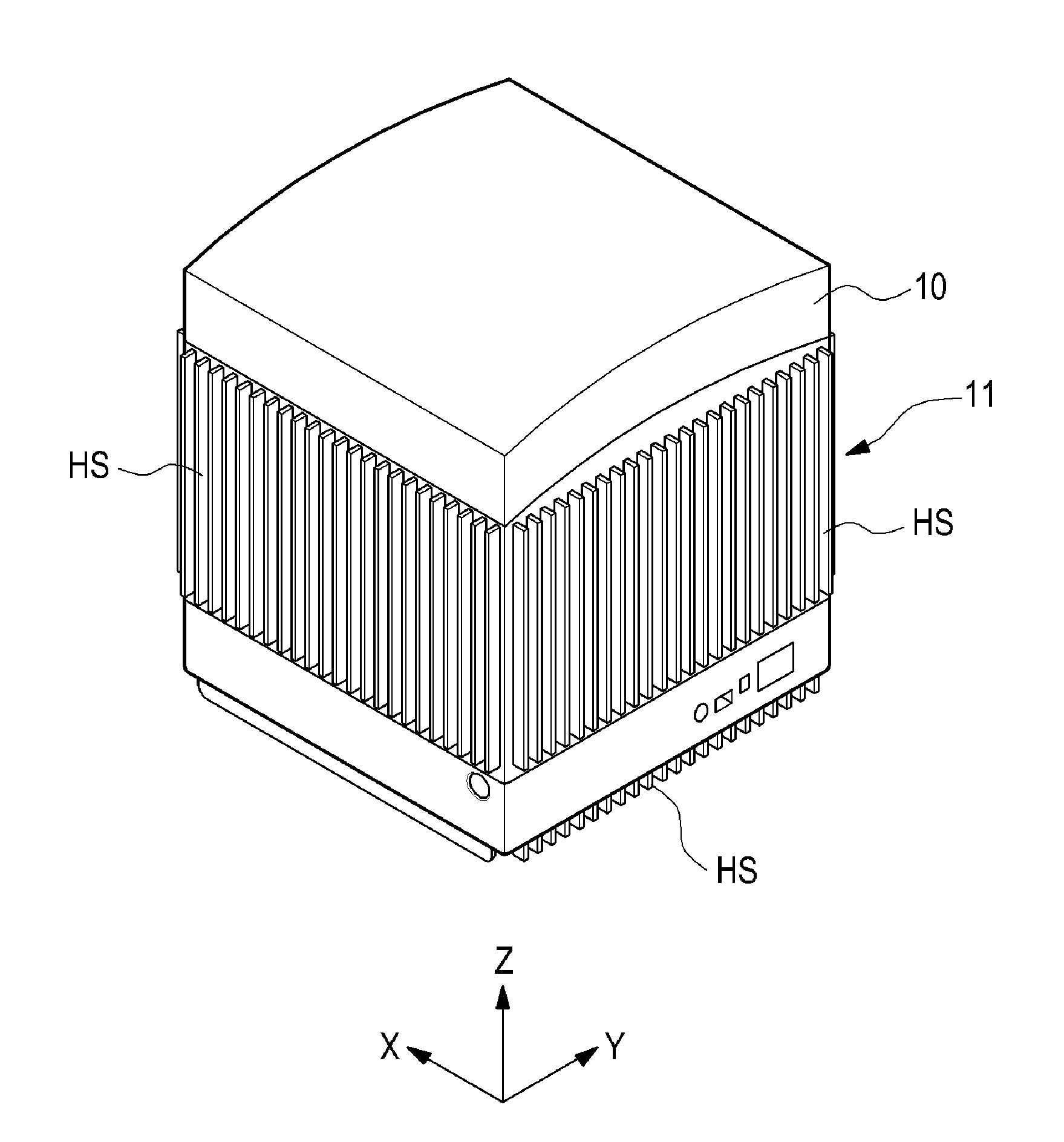 Small-sized base station device in mobile communication system