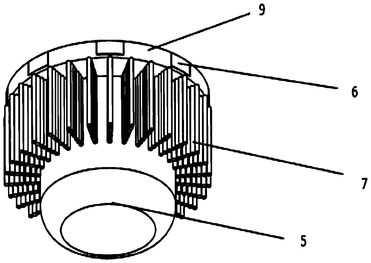 Indoor floor cleaning device