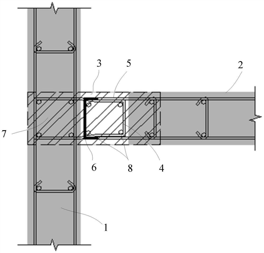Staggered mutual anchoring connecting structure for prefabricated shear walls and vertical joints at edge members