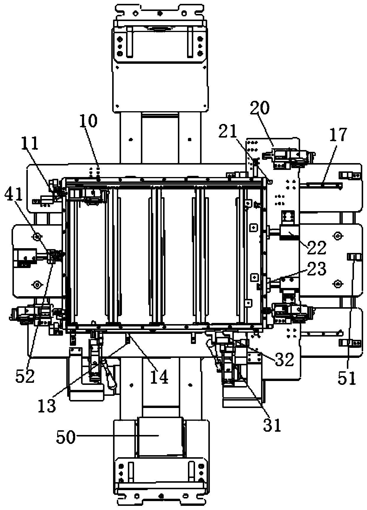 Automatic detection flexible welding fixture and working method thereof