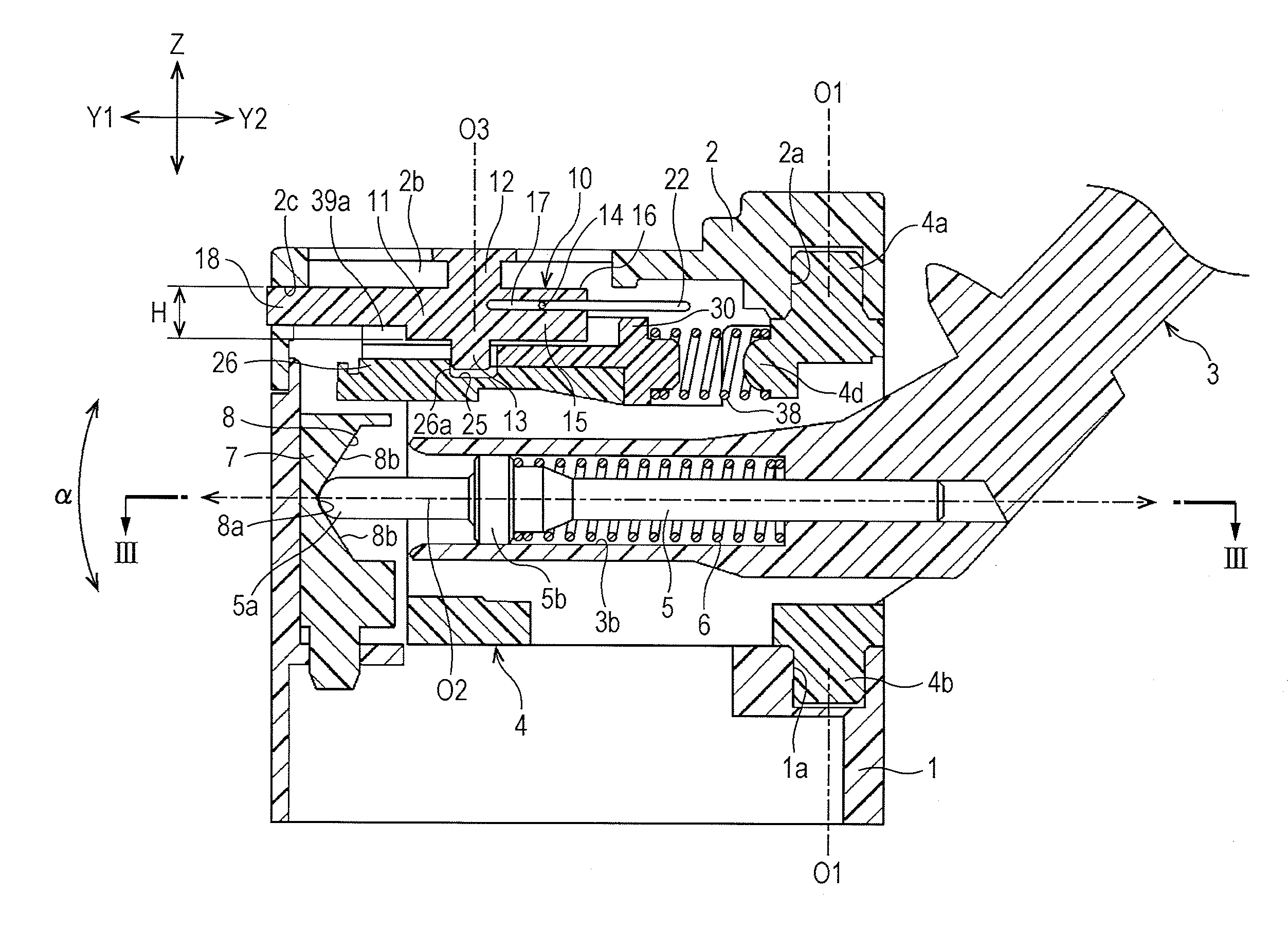 Vehicle operating device