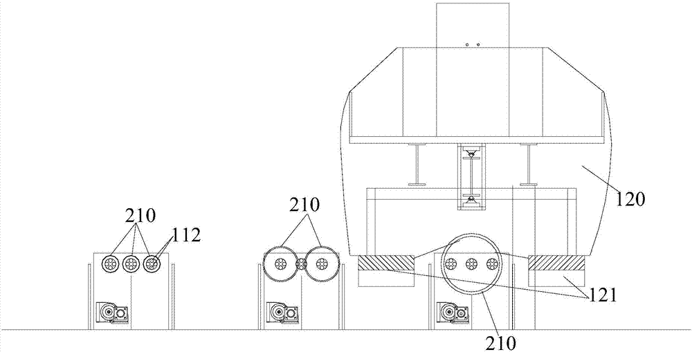 Glass fiber reinforced plastic pipeline winding system and method