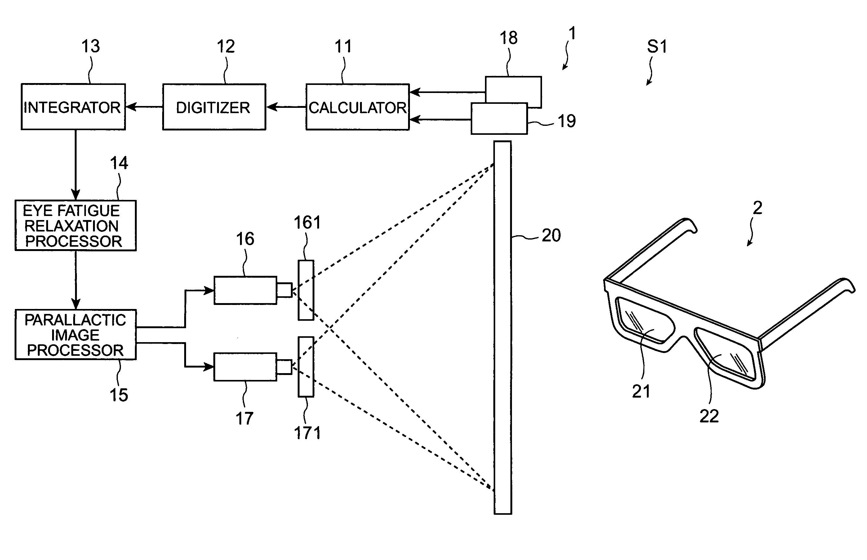 Stereo image display device and method