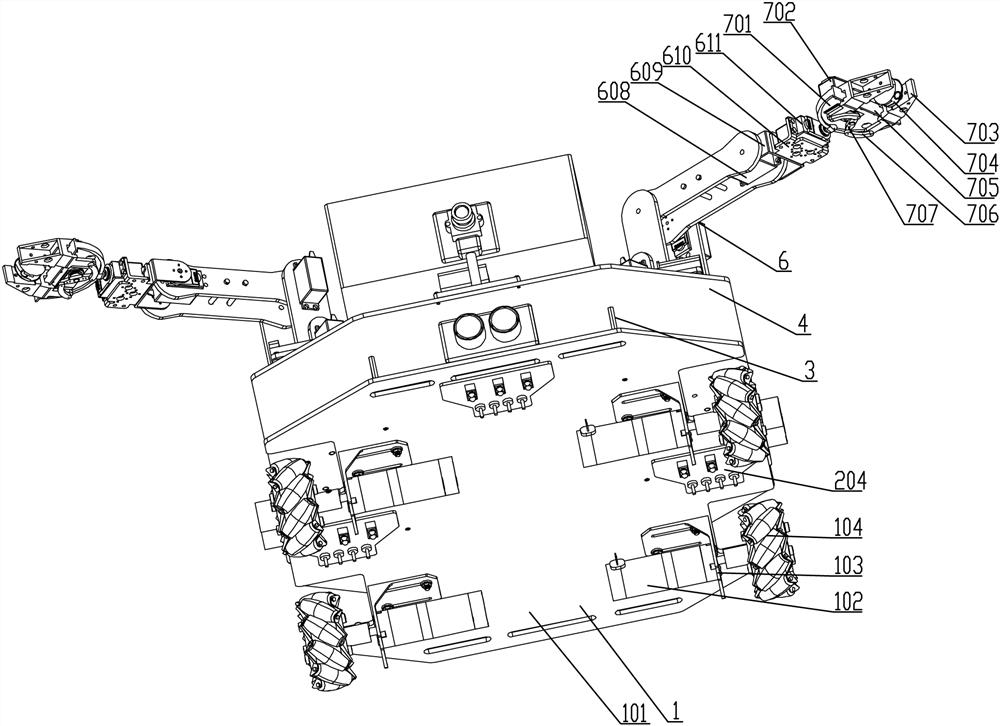 Fully automatic ridge cropping strawberry picking robot and use method thereof