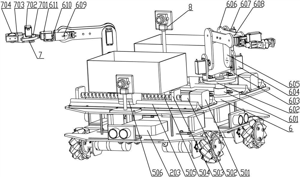 Fully automatic ridge cropping strawberry picking robot and use method thereof