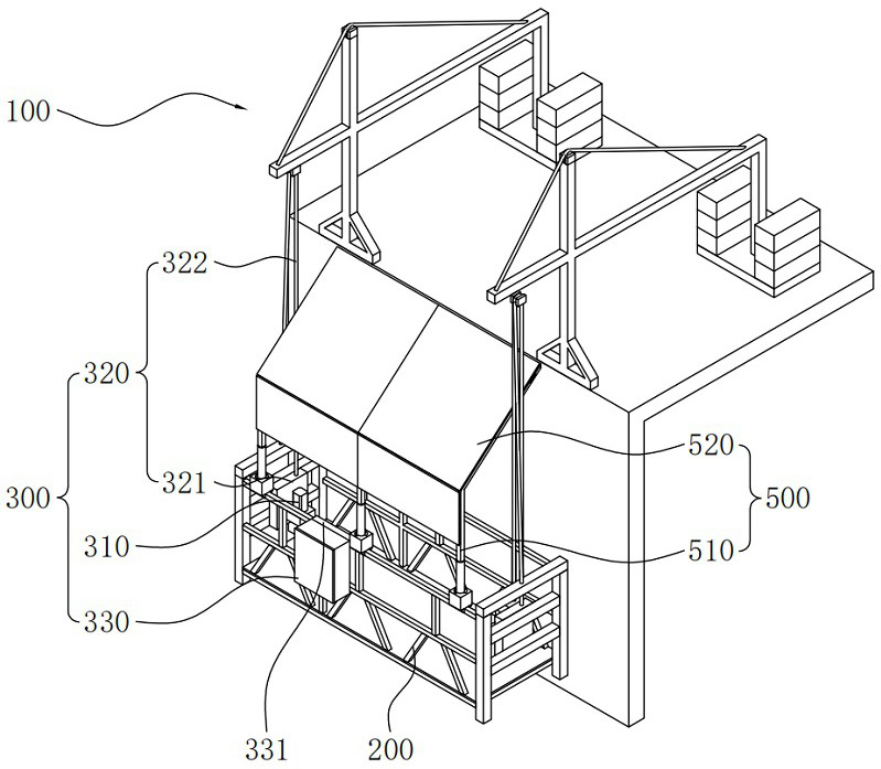 Hanging basket system and application thereof