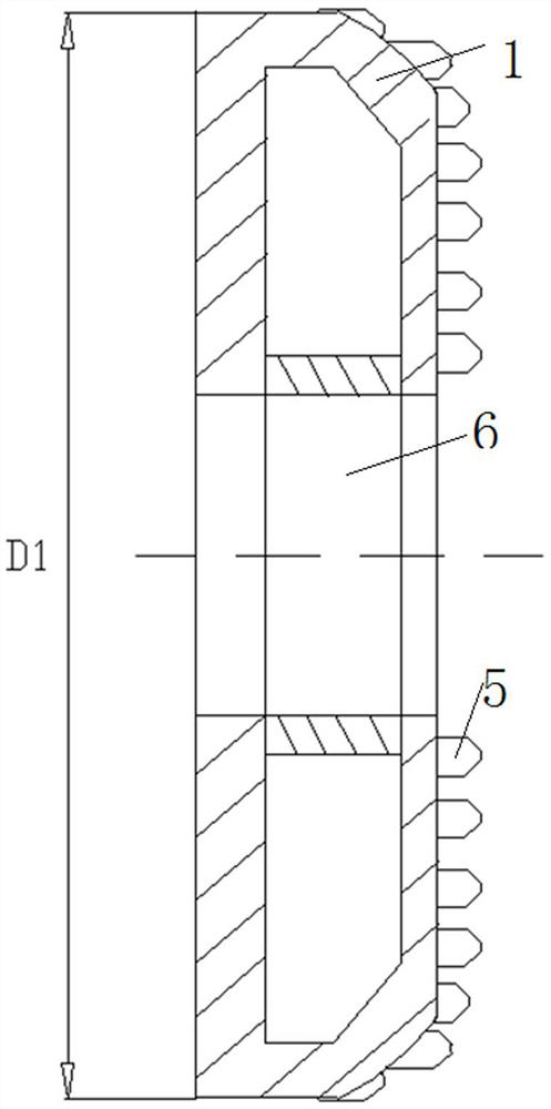 A leading-guided roadheader cutter head for extremely hard rock excavation