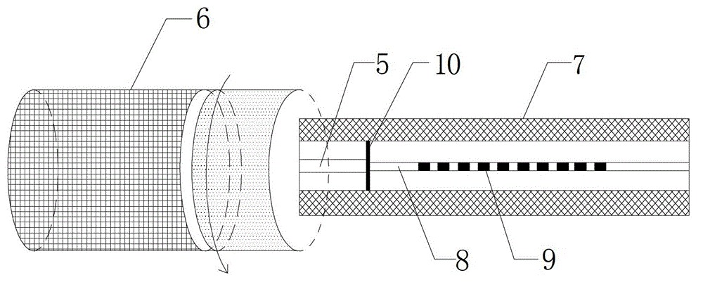 Orthogonal polarization fiber bragg grating vector torsion sensing device and detection method thereof