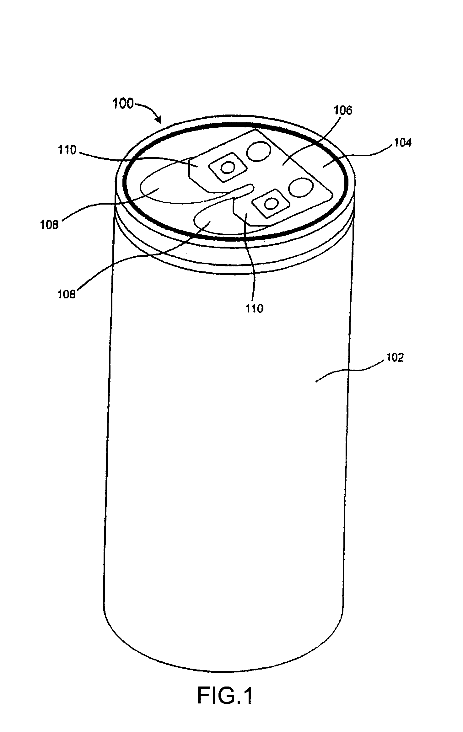 Multiple-opening container and method