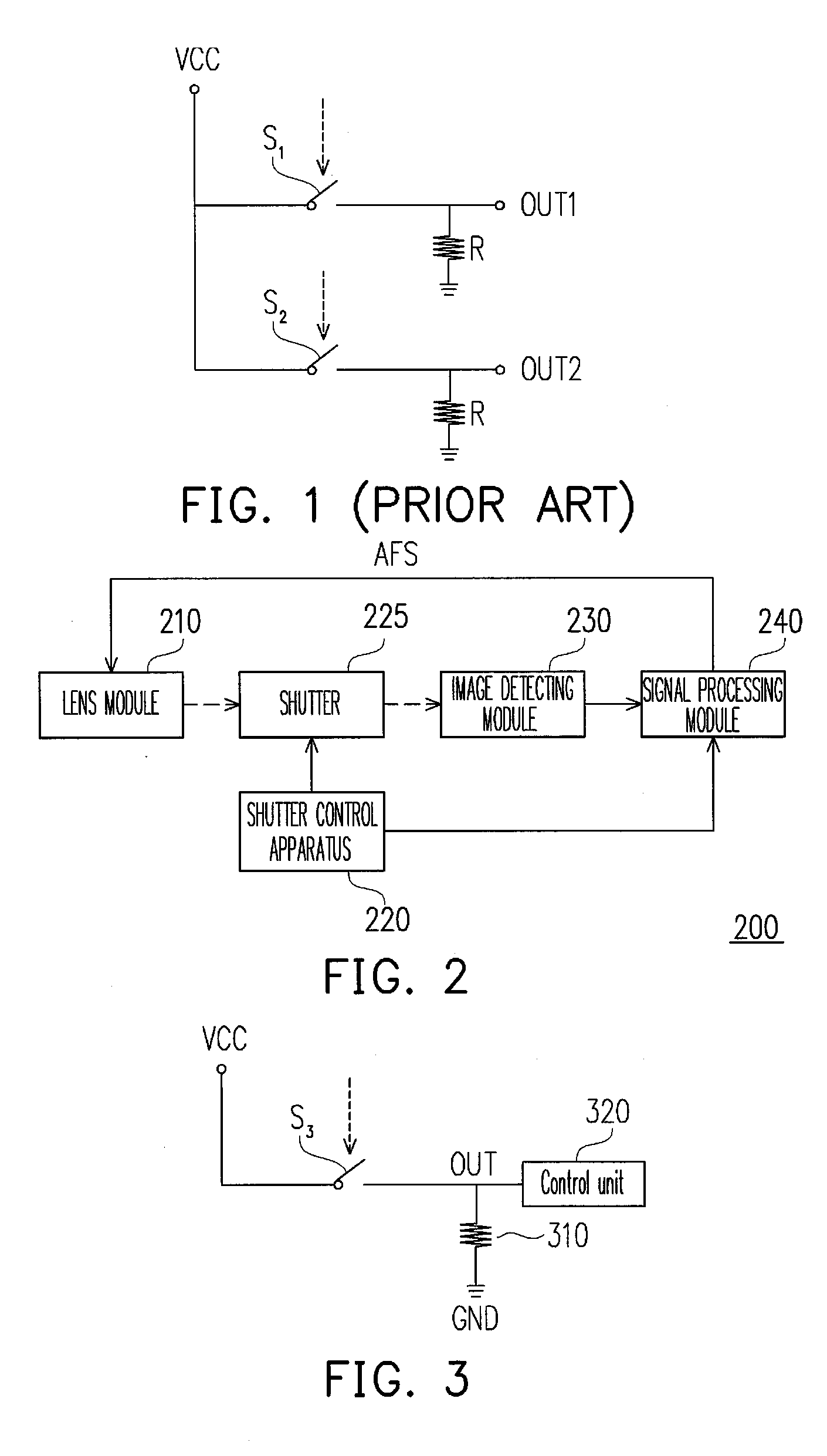 Camera apparatus having shutter control apparatus