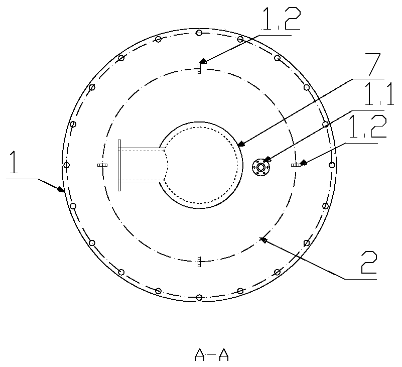 Activated sludge cracking and separating integrated device and process