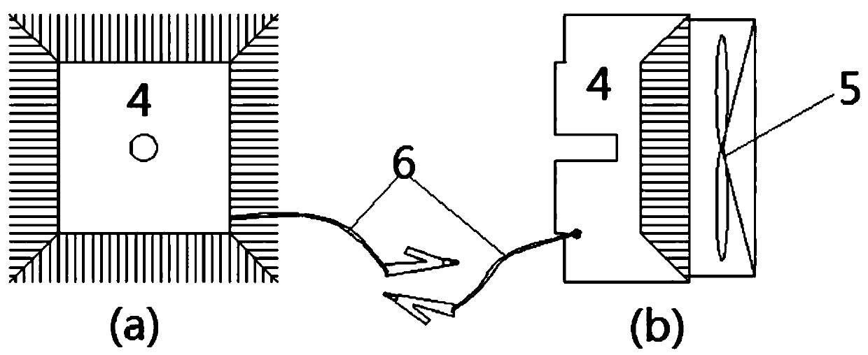 Air-cooled bolt type diode aging device
