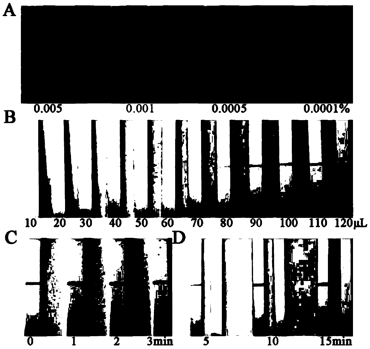 A kind of detection method of Salmonella enteritidis and its detection test strip