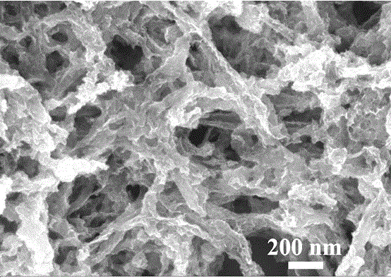 Molybdenum selenide nanosheets/graphene nanoribbons composite material and preparation method thereof
