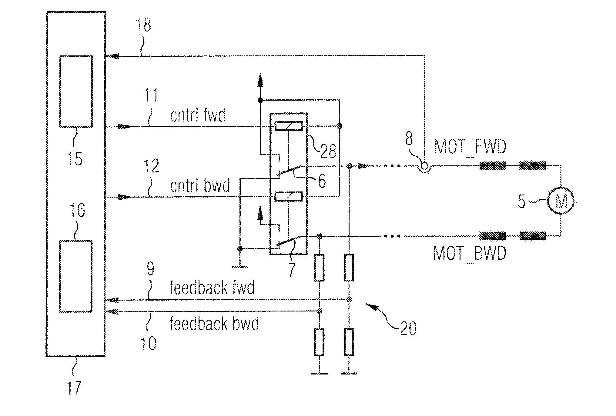 Method for determining the angular position of the rotor of a mechanically commutated dc servo motor