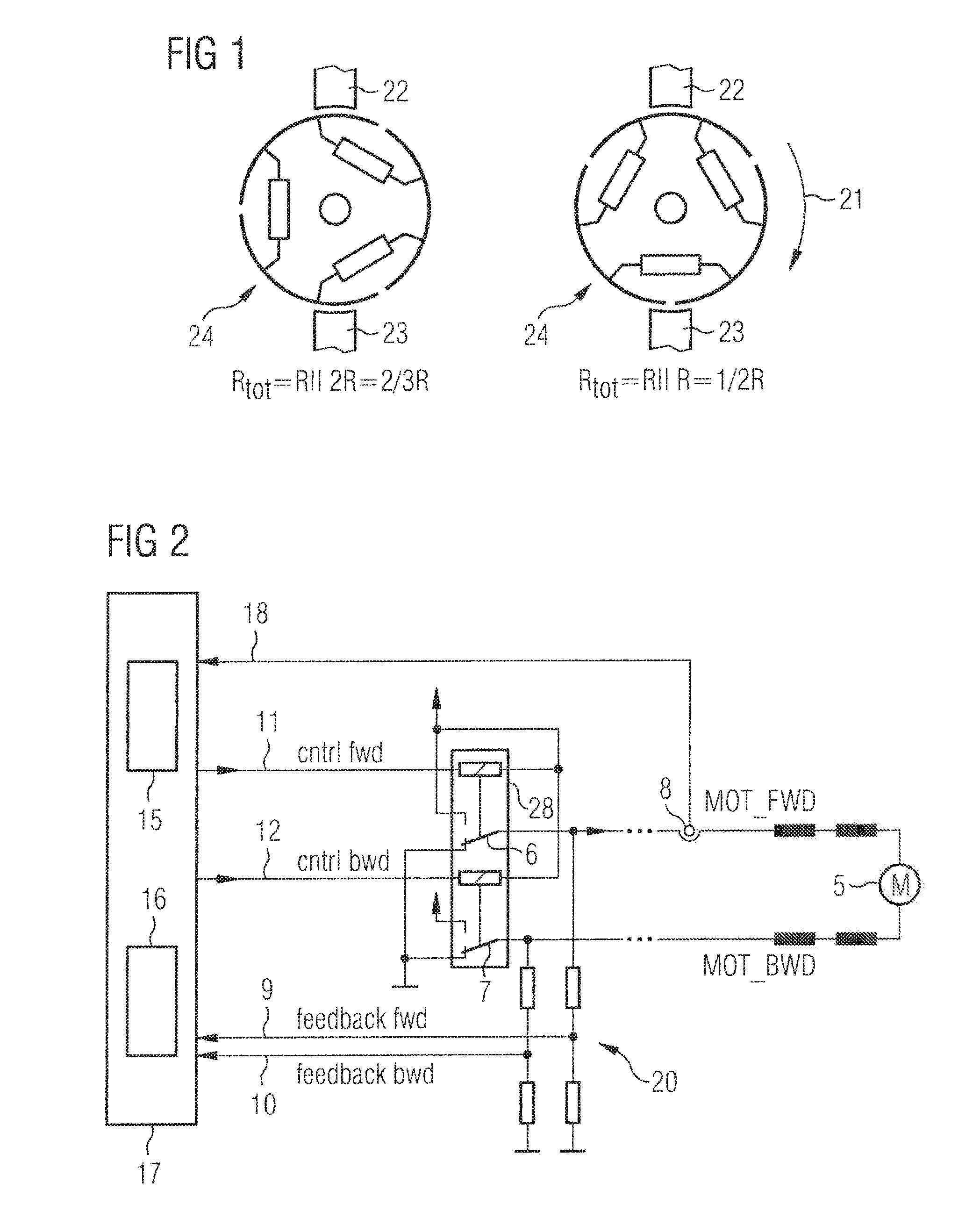 Method for determining the angular position of the rotor of a mechanically commutated dc servo motor