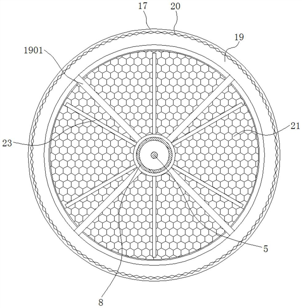 Anti-clogging treatment equipment for rainwater manhole cover