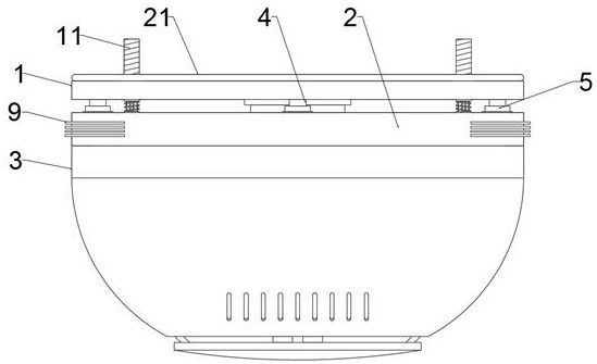 Novel fire-fighting detection alarm device and use method