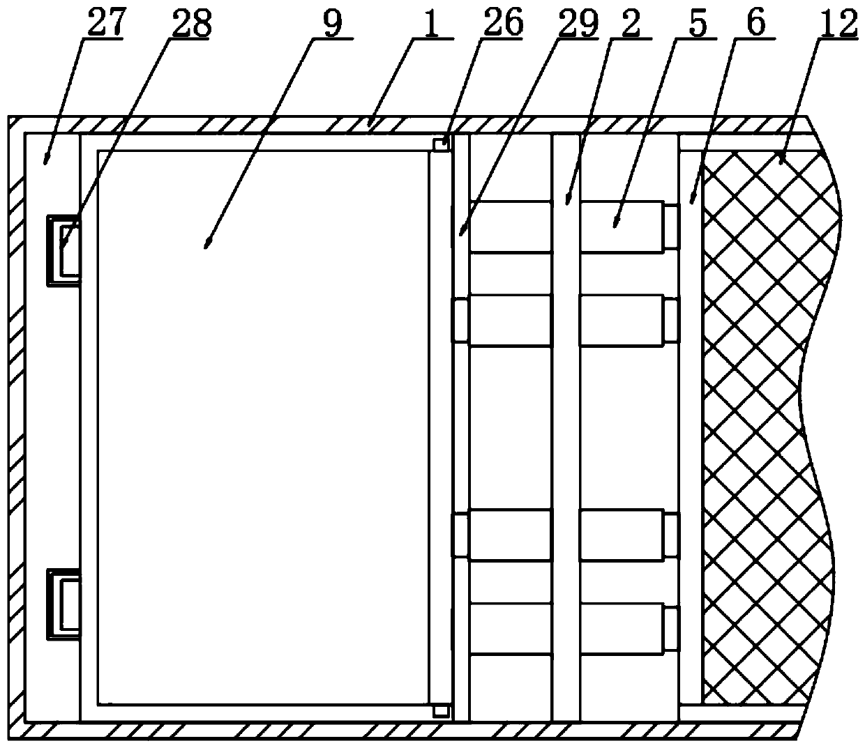 Containerization treatment case for environmental protection engineering