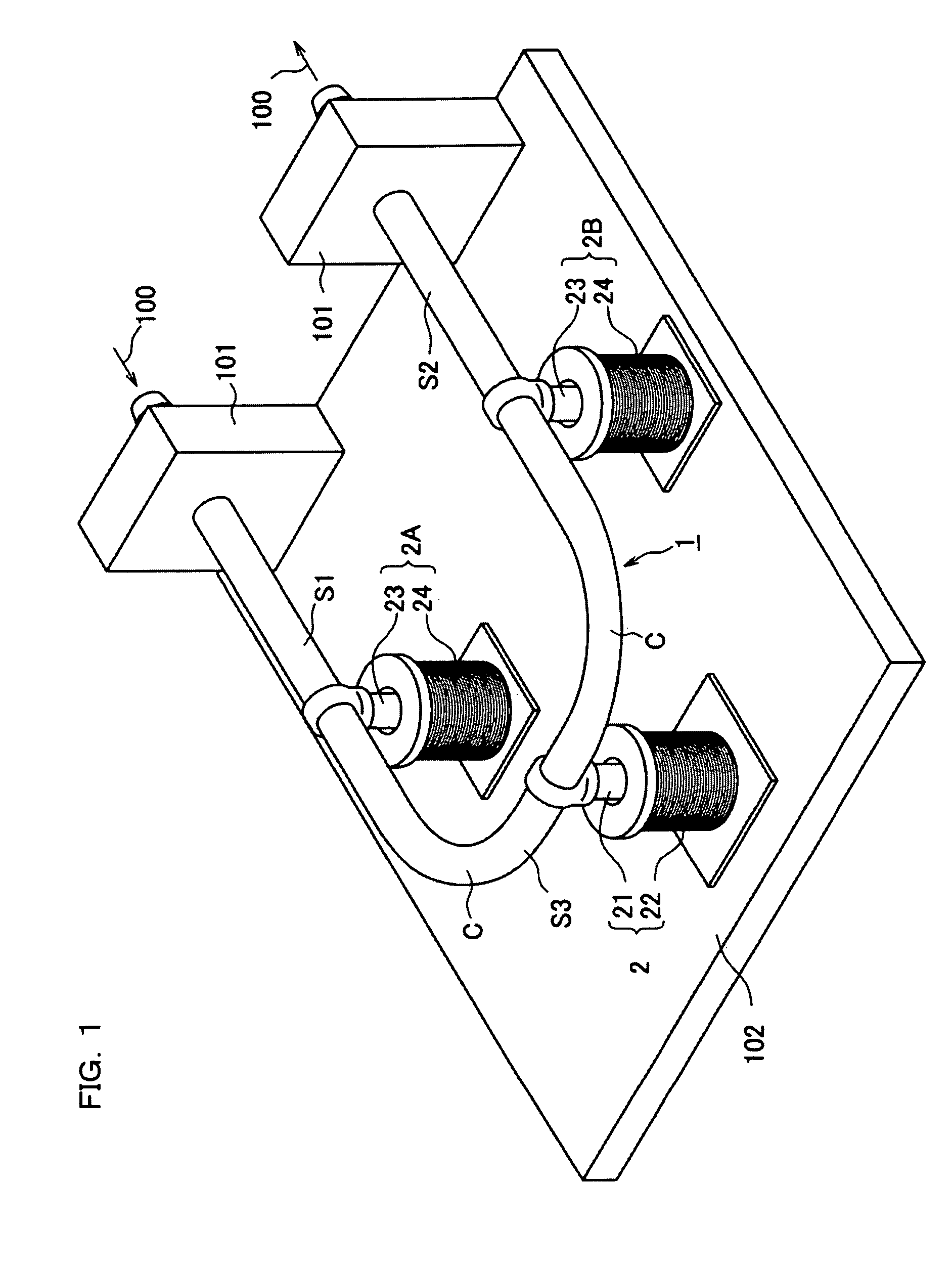 Coriolis mass flowmeter including an inner pipe made of fluororesin and outer pipe having fibers