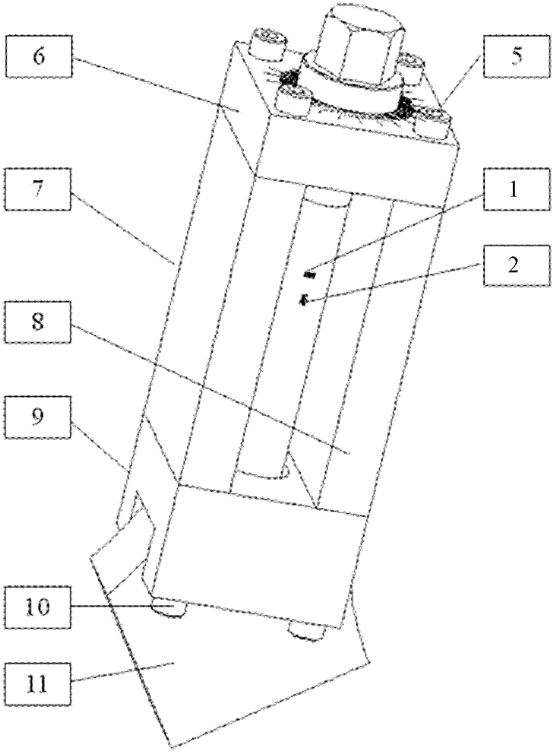 Bolt pre-tightening force testing device and control method thereof