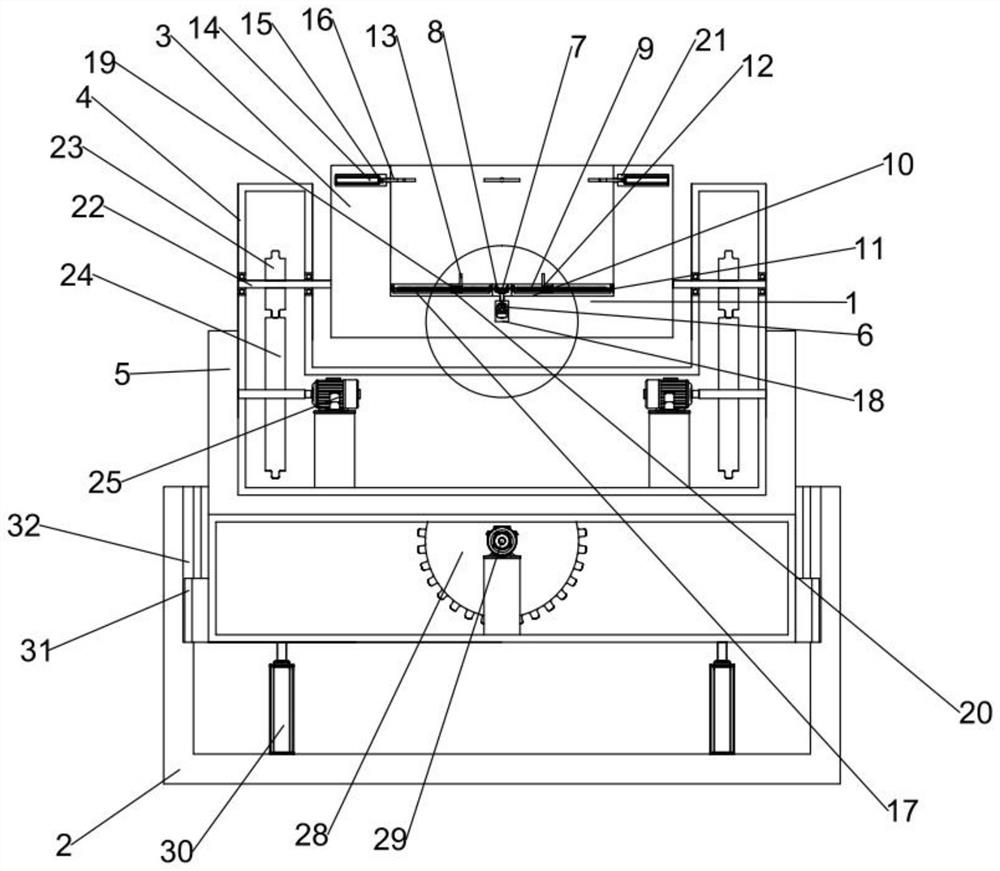 Hairdressing practice head mold fixing device