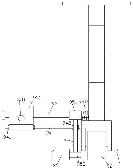 Speed adjustable garden road trimming device and using method thereof