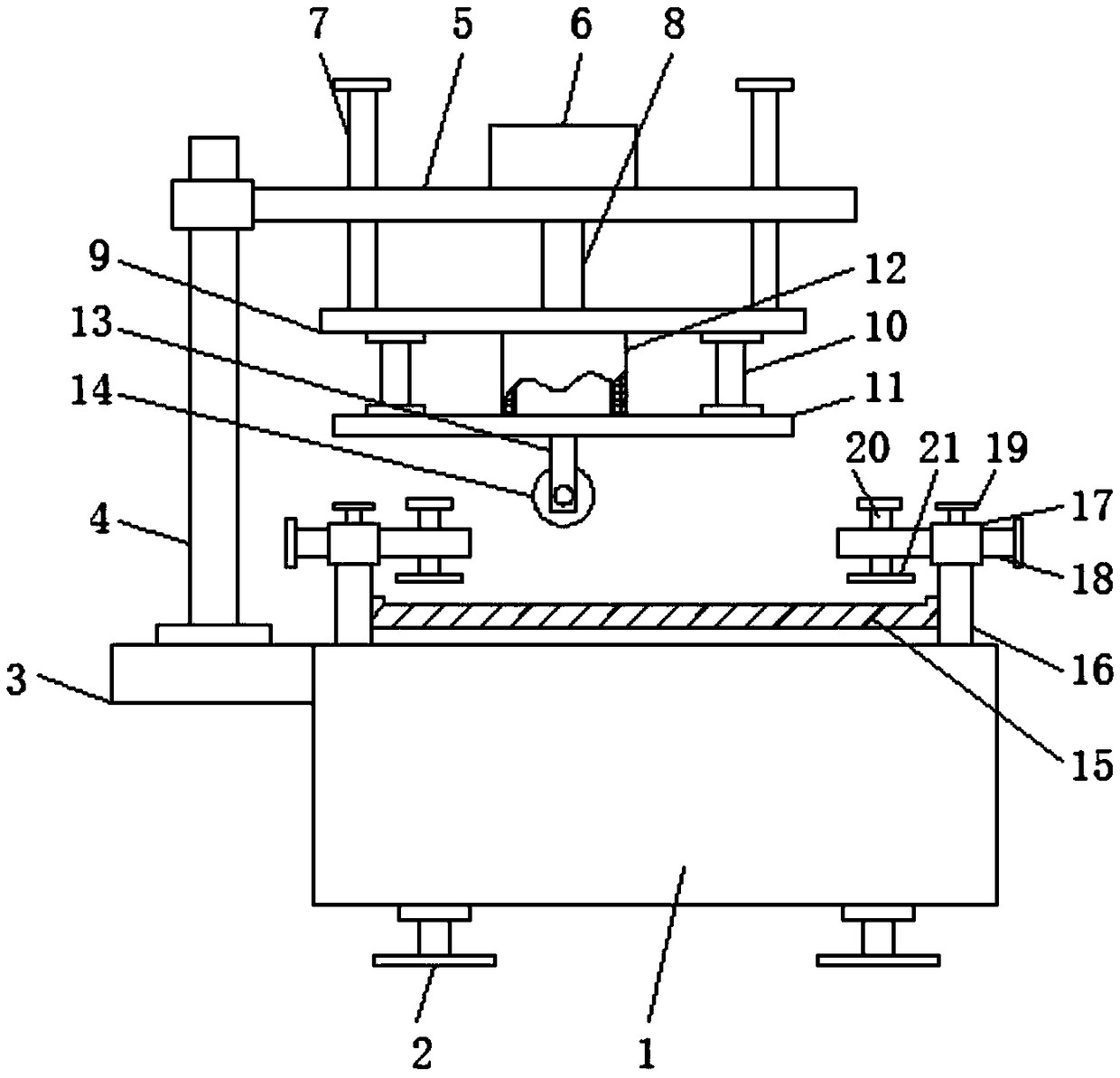 Cold-rolling strip steel cutting device