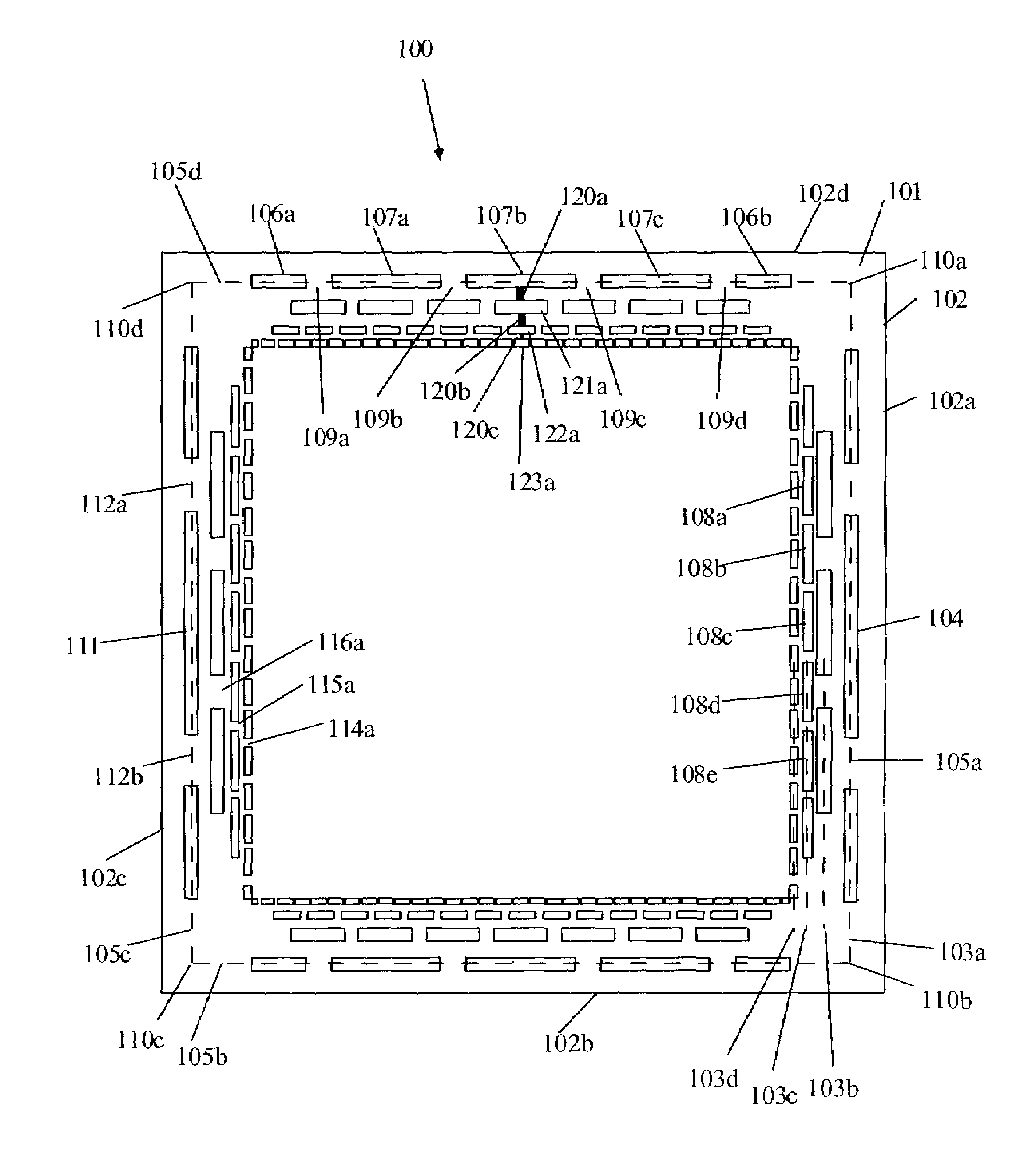 Linearized conductive surface