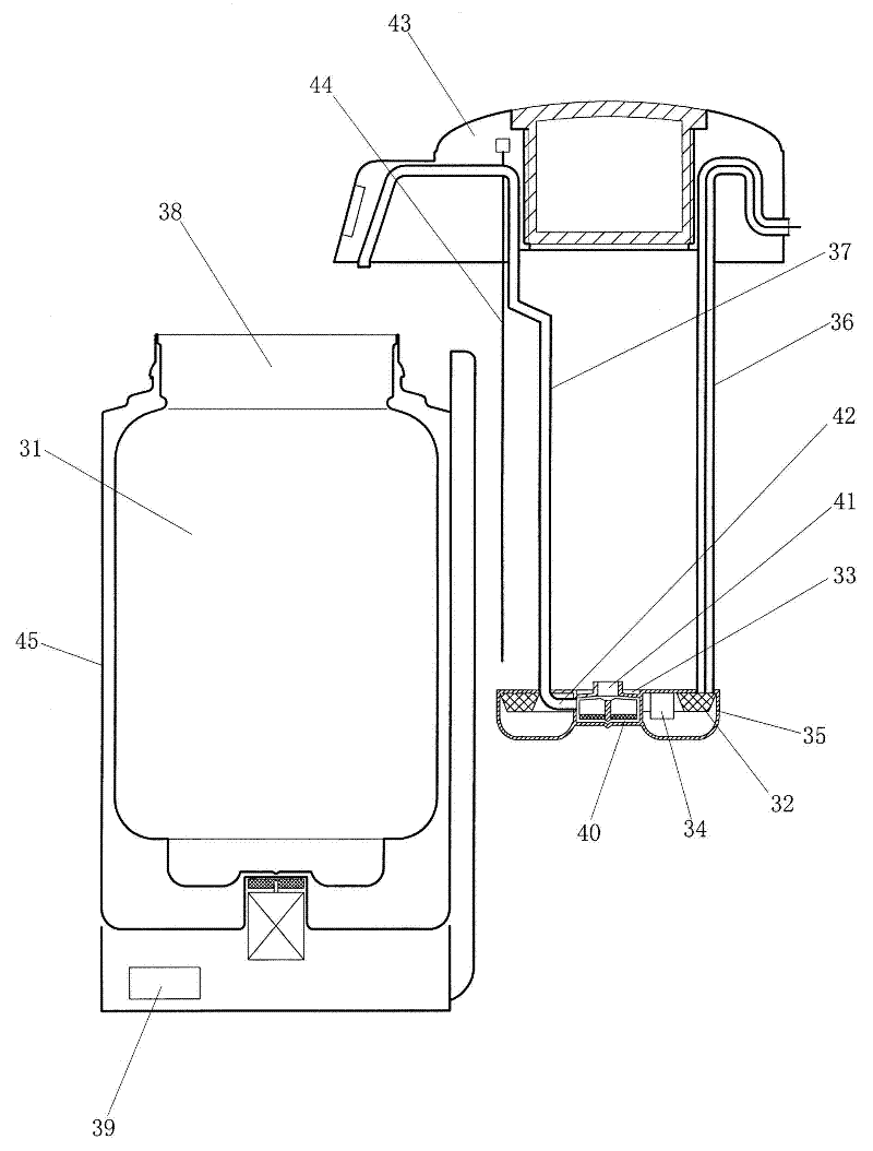 Double-layer vacuum-type electric heating water boiling thermos bottle