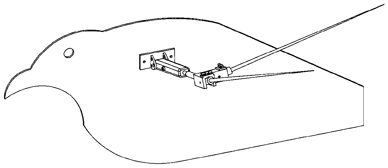 A mechanism for passive folding and twisting of wings