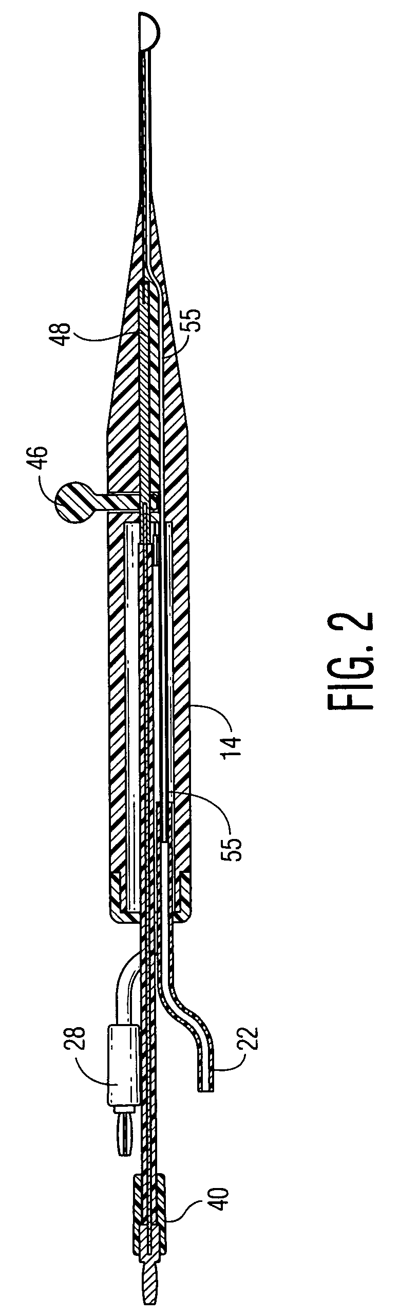 RF intervertebral electrosurgical probe