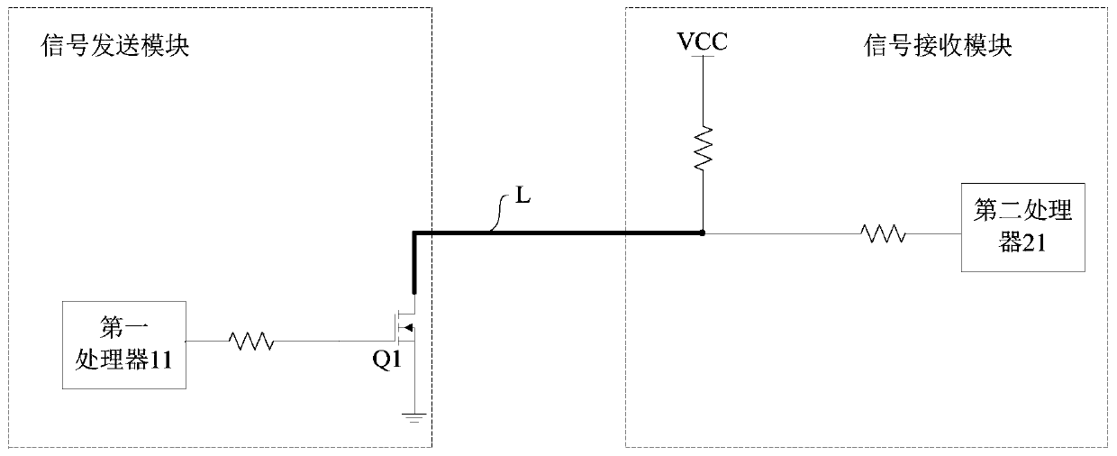 Communication circuit for vehicle and vehicle