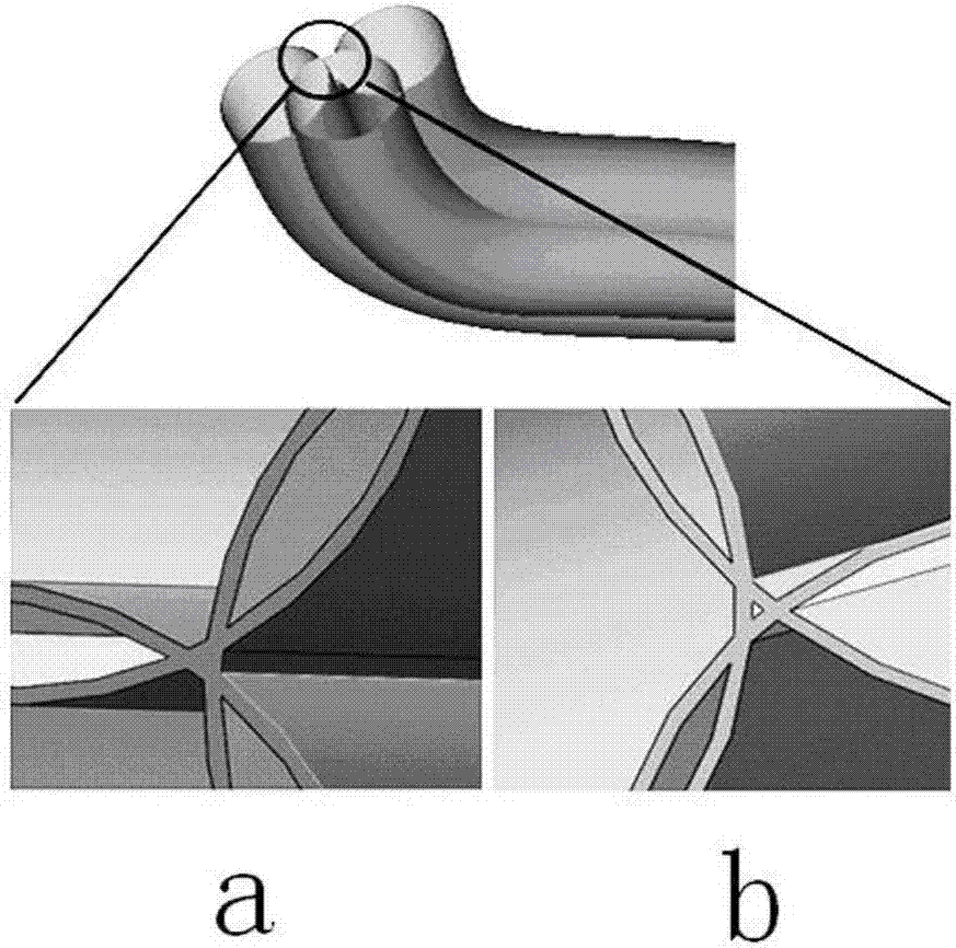 Method for generating inner surface polishing path of spatial bend pipe by c reconstruction