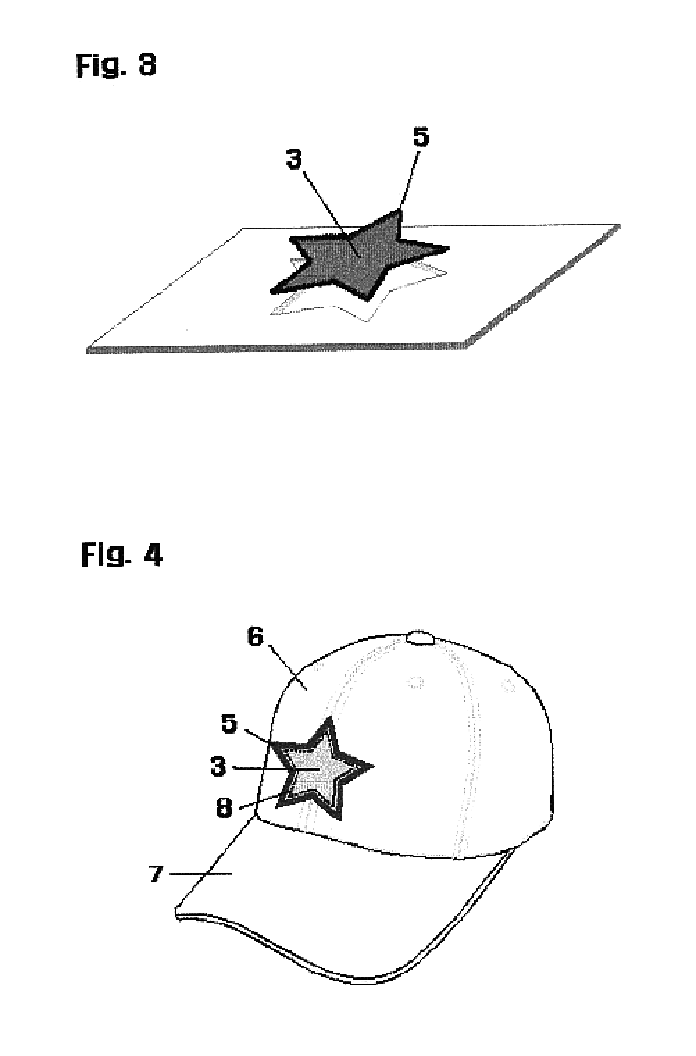 Embroidered patch and manufacturing method therefor
