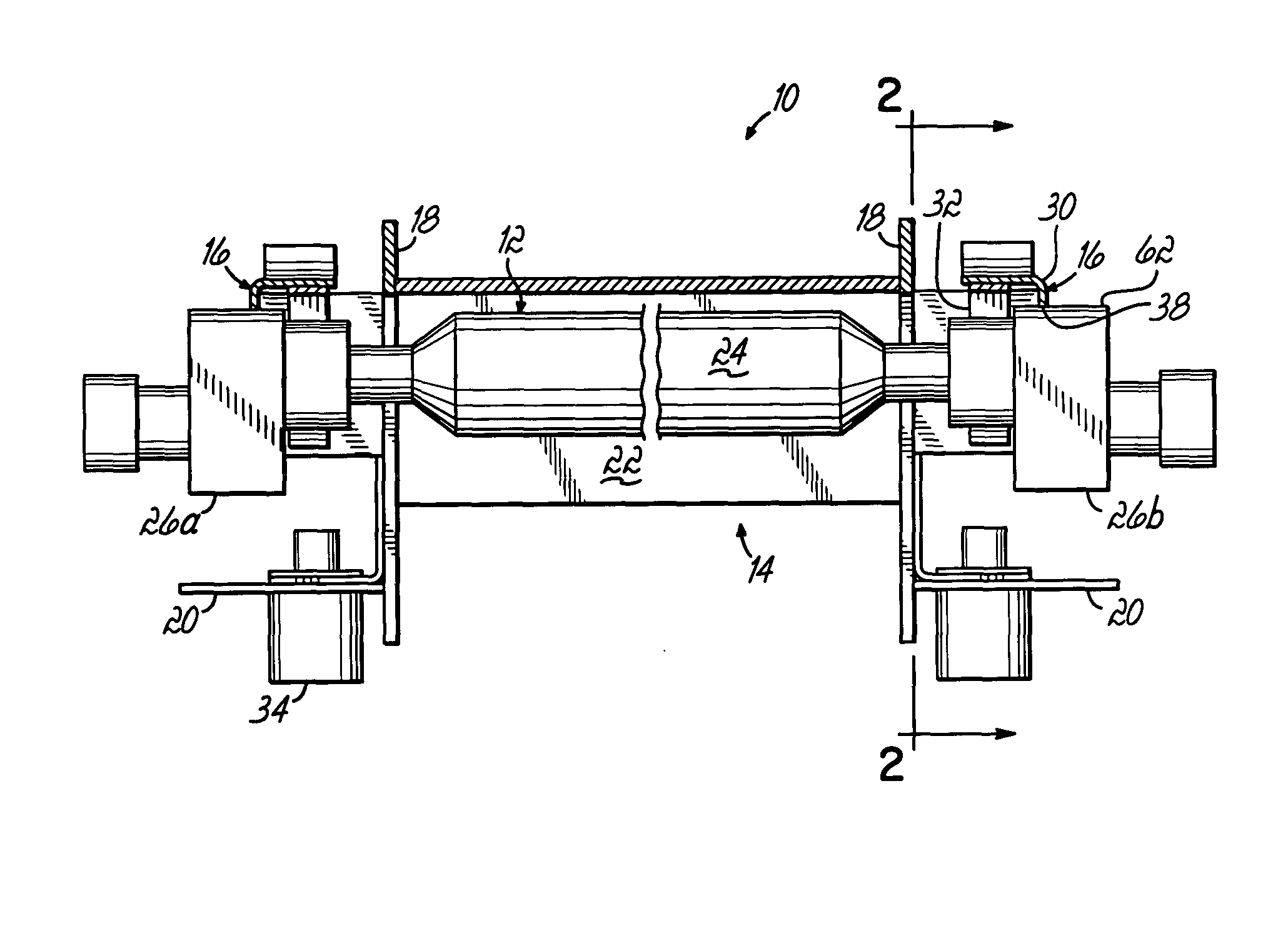 UV lamp retainer system