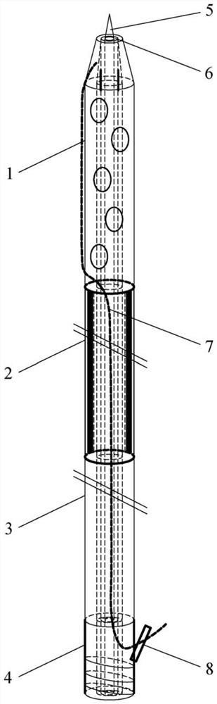 Fistula automatic expansion type puncture drainage tube