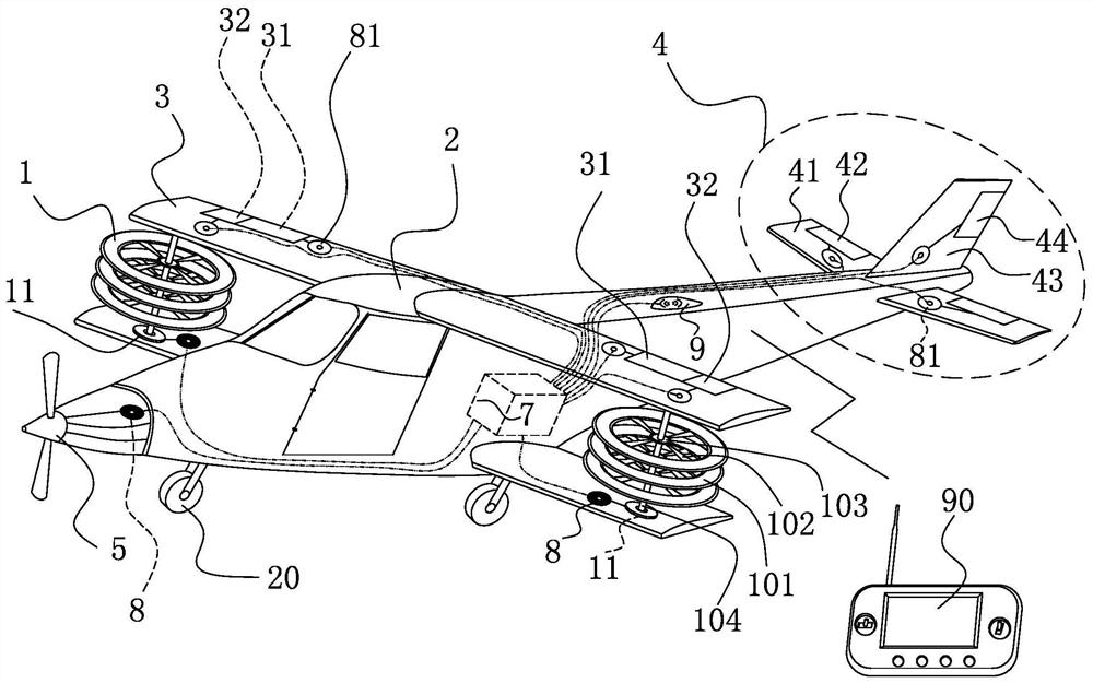 Vertical take-off and landing and fixed-wing aircrafts