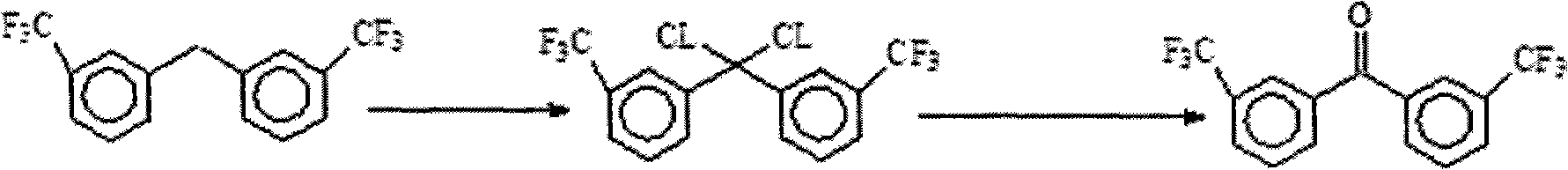 Method for preparing 3,3'-bis (trifluoromethyl) benzophenone