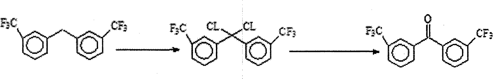 Method for preparing 3,3'-bis (trifluoromethyl) benzophenone