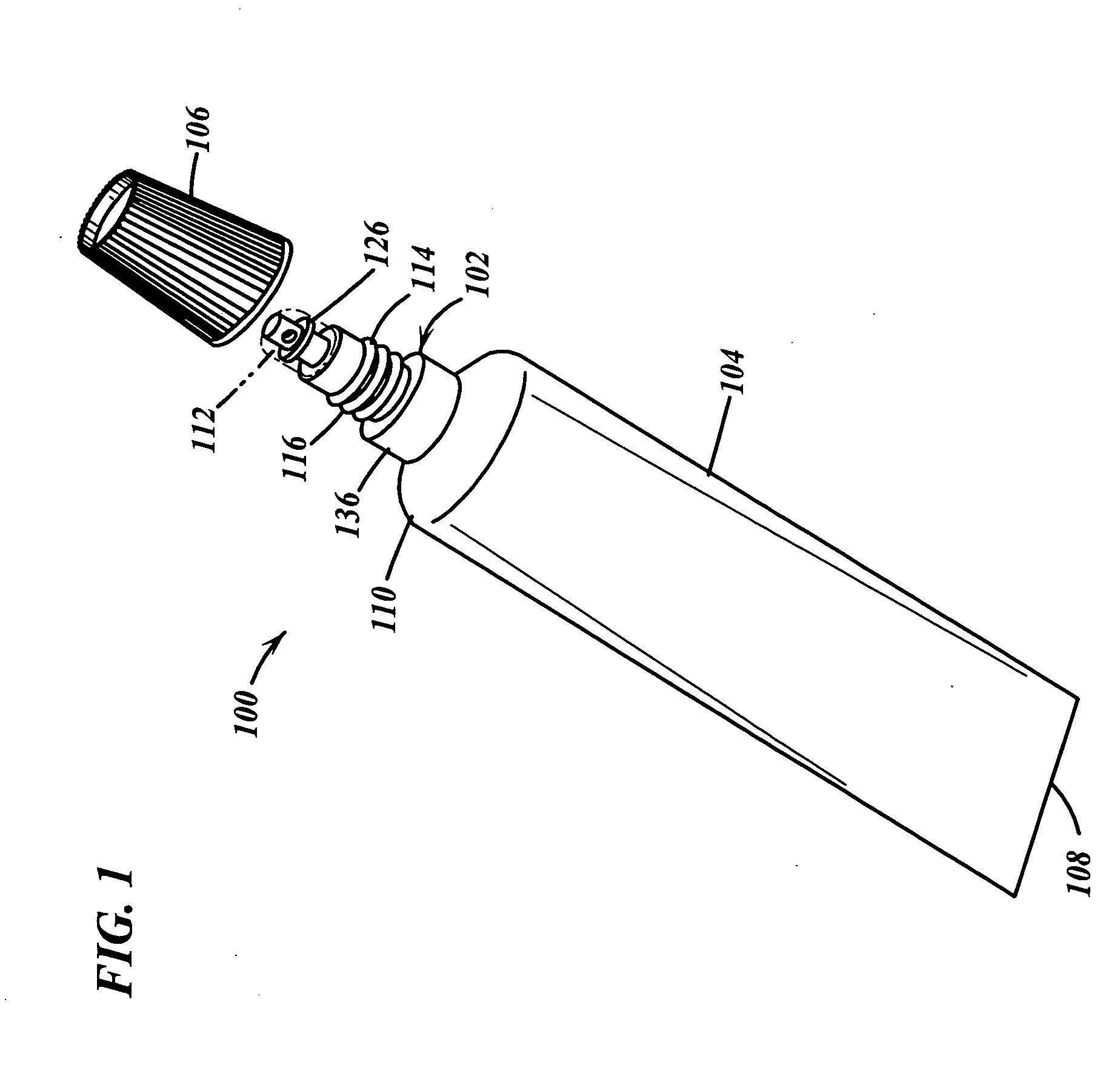 Container and valve assembly for storing and dispensing substances, and related method