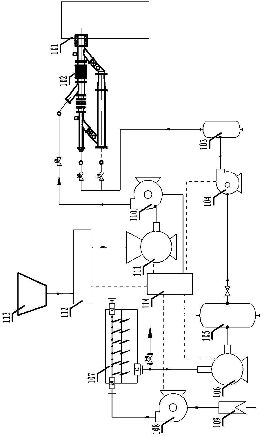 Oxygen-enriched combustion device of boiler - Eureka | Patsnap develop ...