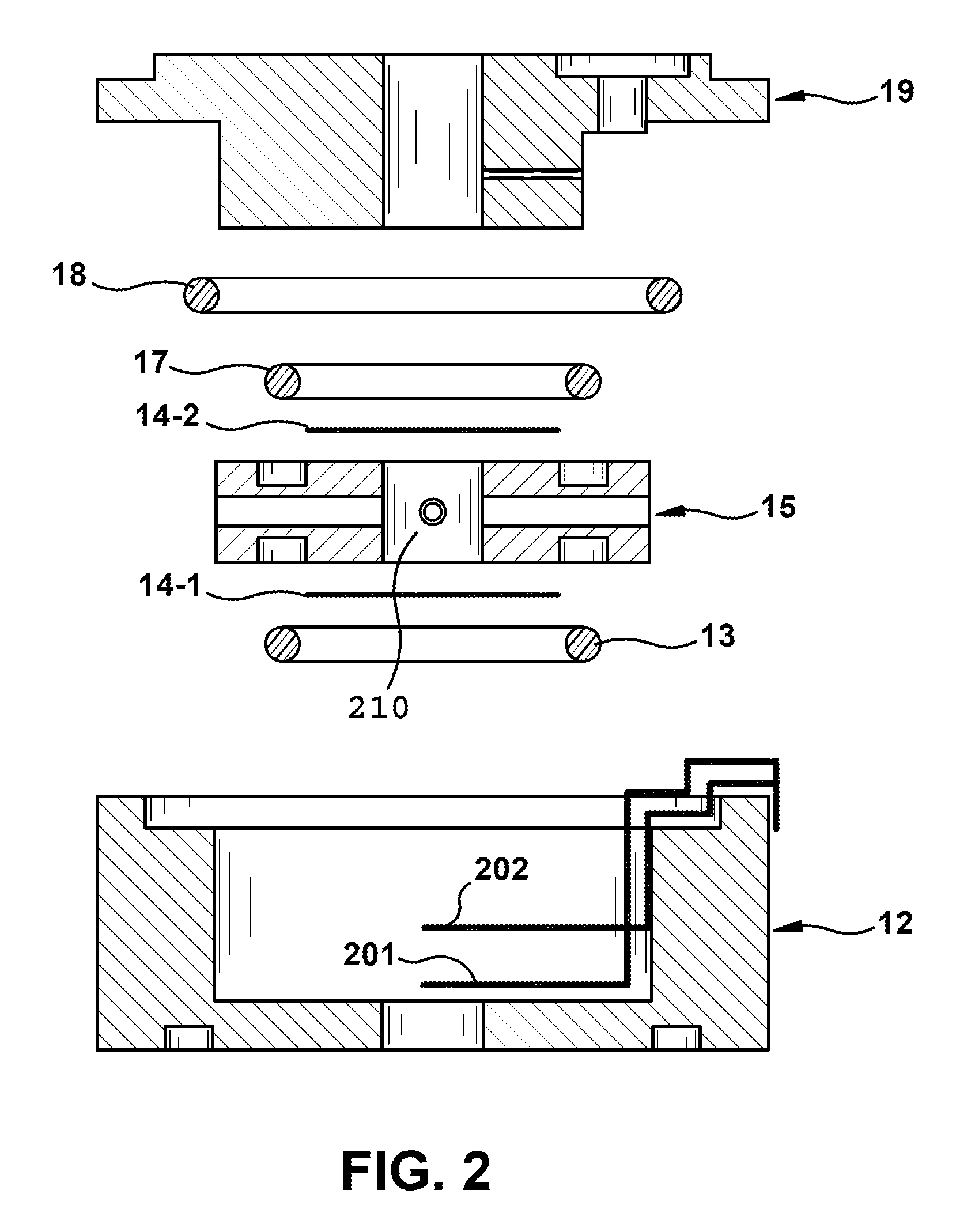Sensor apparatus for measuring and detecting acetylene and hydrogen dissolved in a fluid