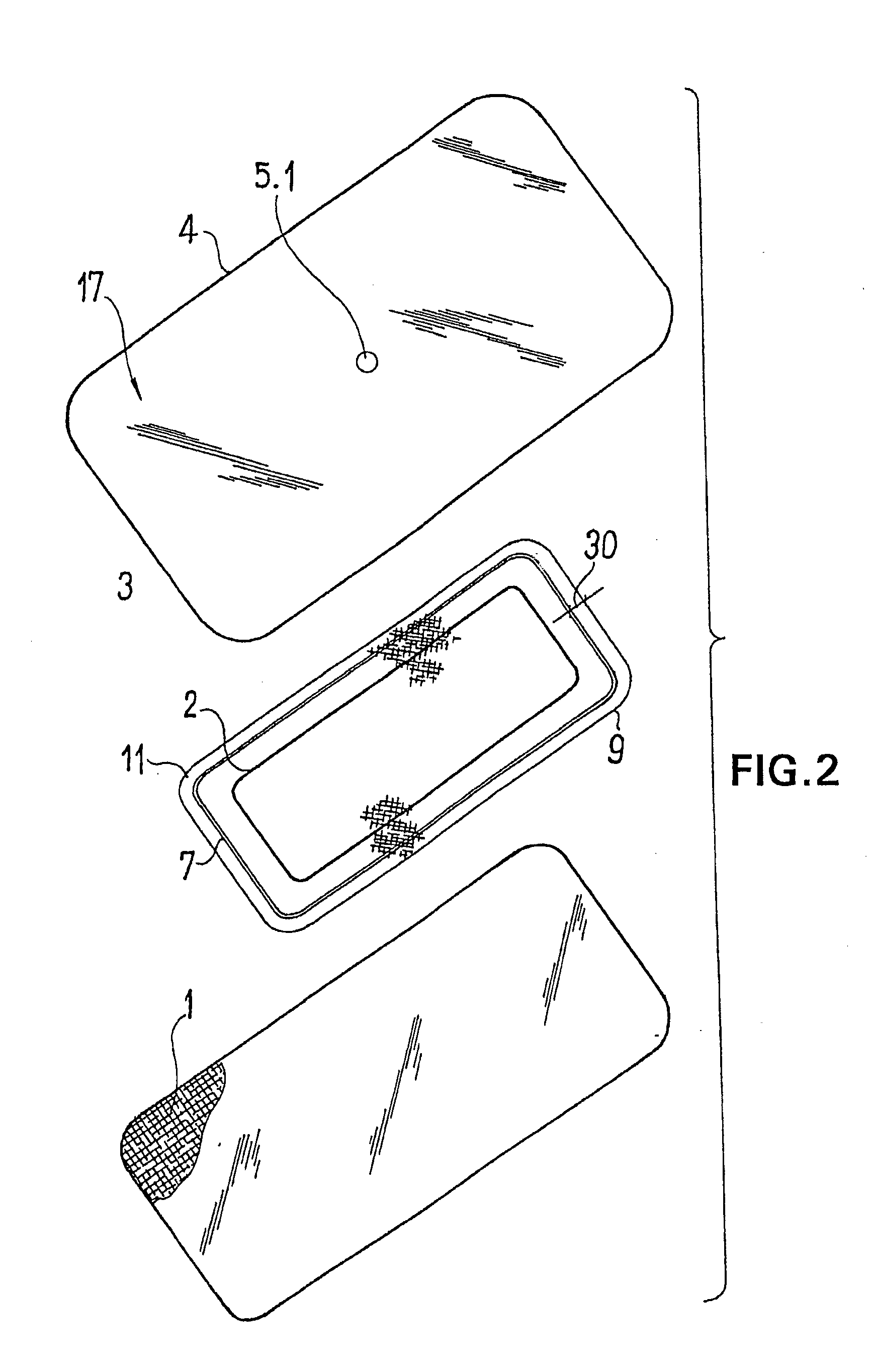 Device for the treatment of wounds using a vacuum