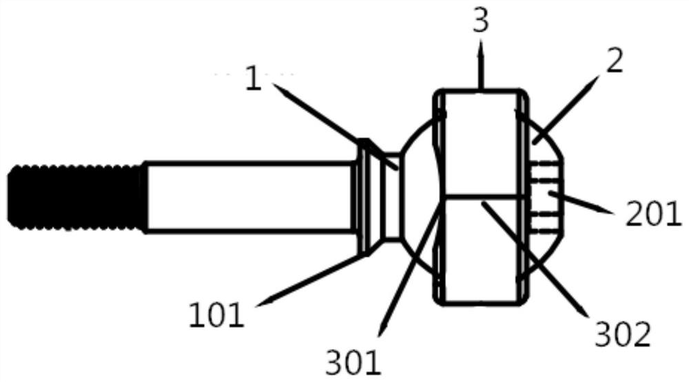 Large-swing-angle swing aligning device