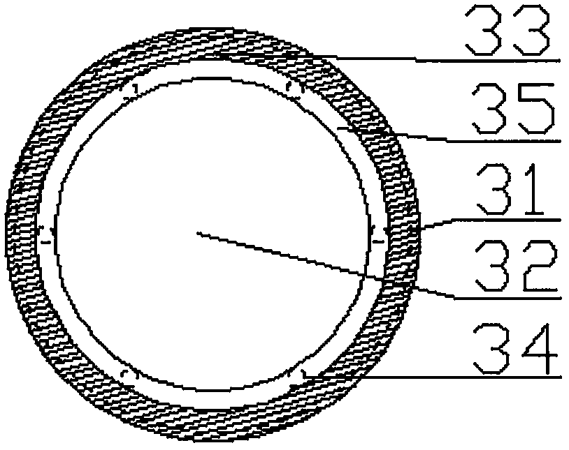 A twisting device for polyester composite fibers