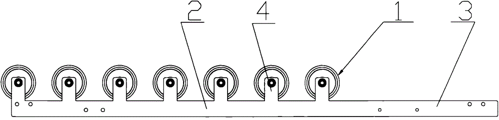 Guide pulley set for chamfer deburring machine