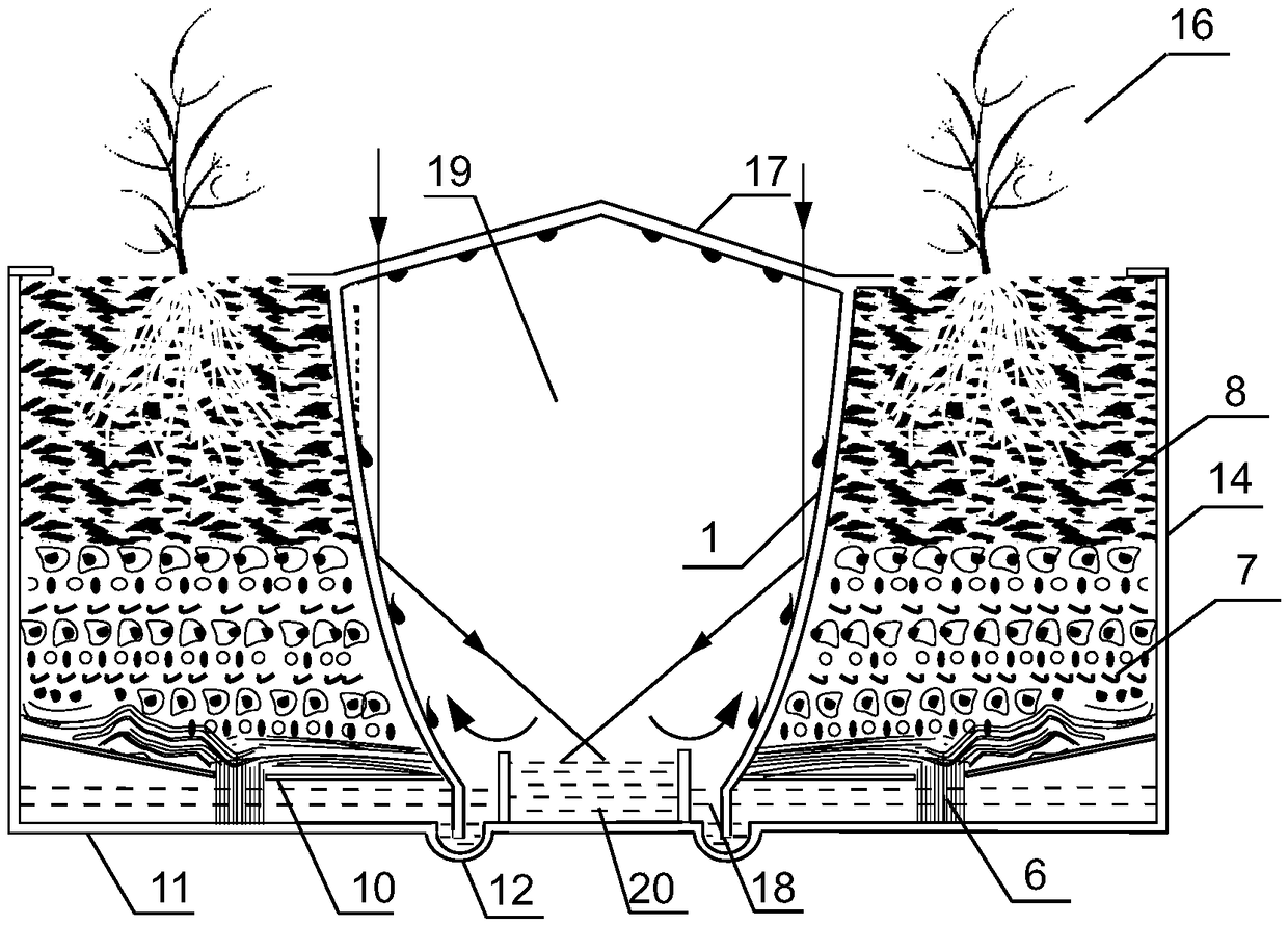 Solar energy self-produced fresh water planting device capable of using seawater for direct irrigation