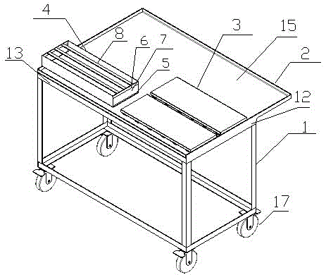 Forming mold unloading vehicle