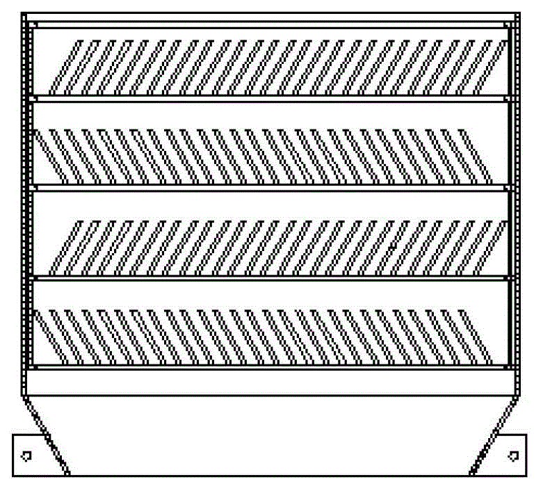 Dispersion liquid film type absorption tower used for organochlorosilane concentrated acid hydrolysis